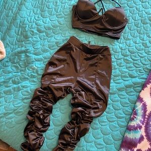 Black two piece set